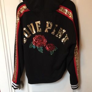 PINK PULLOVER HOODIE